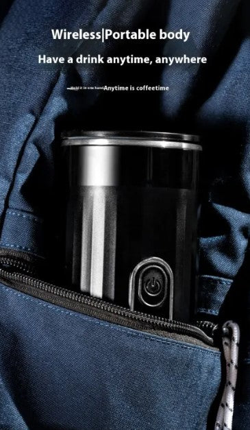 Portable Rechargeable Espresso Machine, Capsule and Ground Coffee