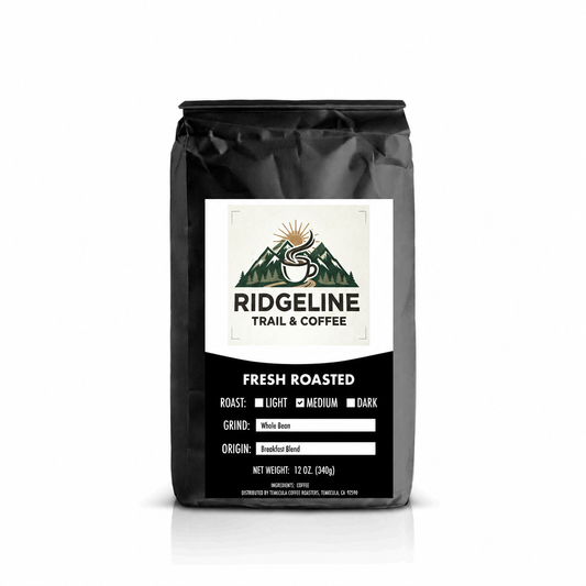 Breakfast Blend – Ridgeline Trail & Coffee bag