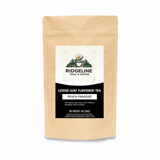 Peach Paradise – Ridgeline Trail & Coffee tea pouch