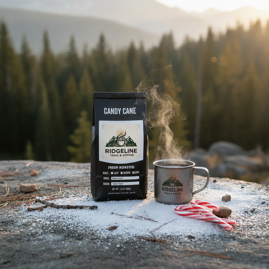 Candy Cane on the trail – Ridgeline Trail & Coffee