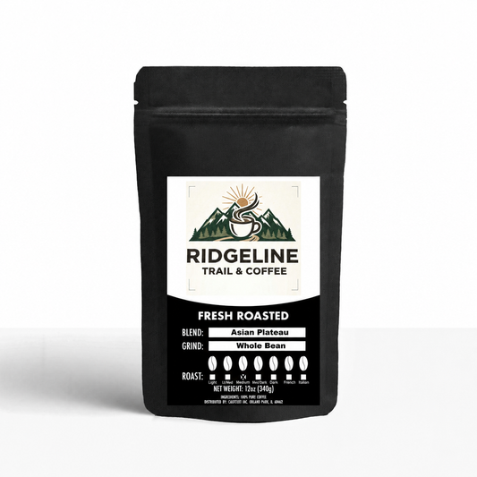 Asian Plateau Blend – Ridgeline Trail & Coffee bag