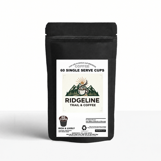 60 Pack Single Serve Coffee Capsules – Ridgeline Trail & Coffee