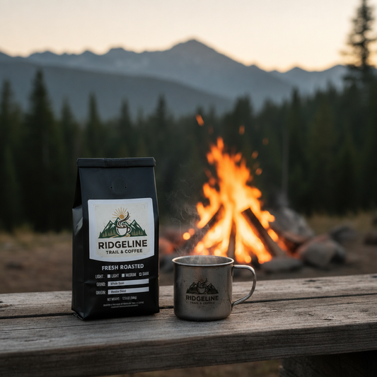 Cowboy Blend on the trail – Ridgeline Trail & Coffee