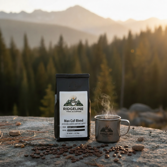 Max Caf Blend on the trail – Ridgeline Trail & Coffee