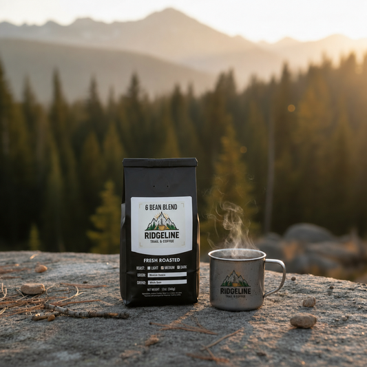 6 Bean Blend on the trail – Ridgeline Trail & Coffee