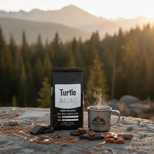 Turtle on the trail – Ridgeline Trail & Coffee