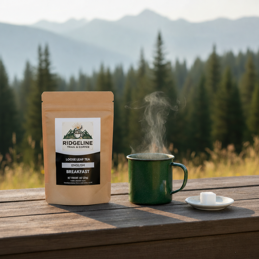 English Breakfast on the trail – Ridgeline Trail & Coffee