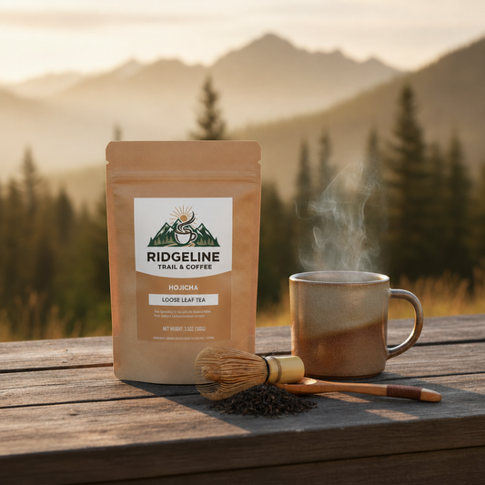 Hojicha on the trail – Ridgeline Trail & Coffee